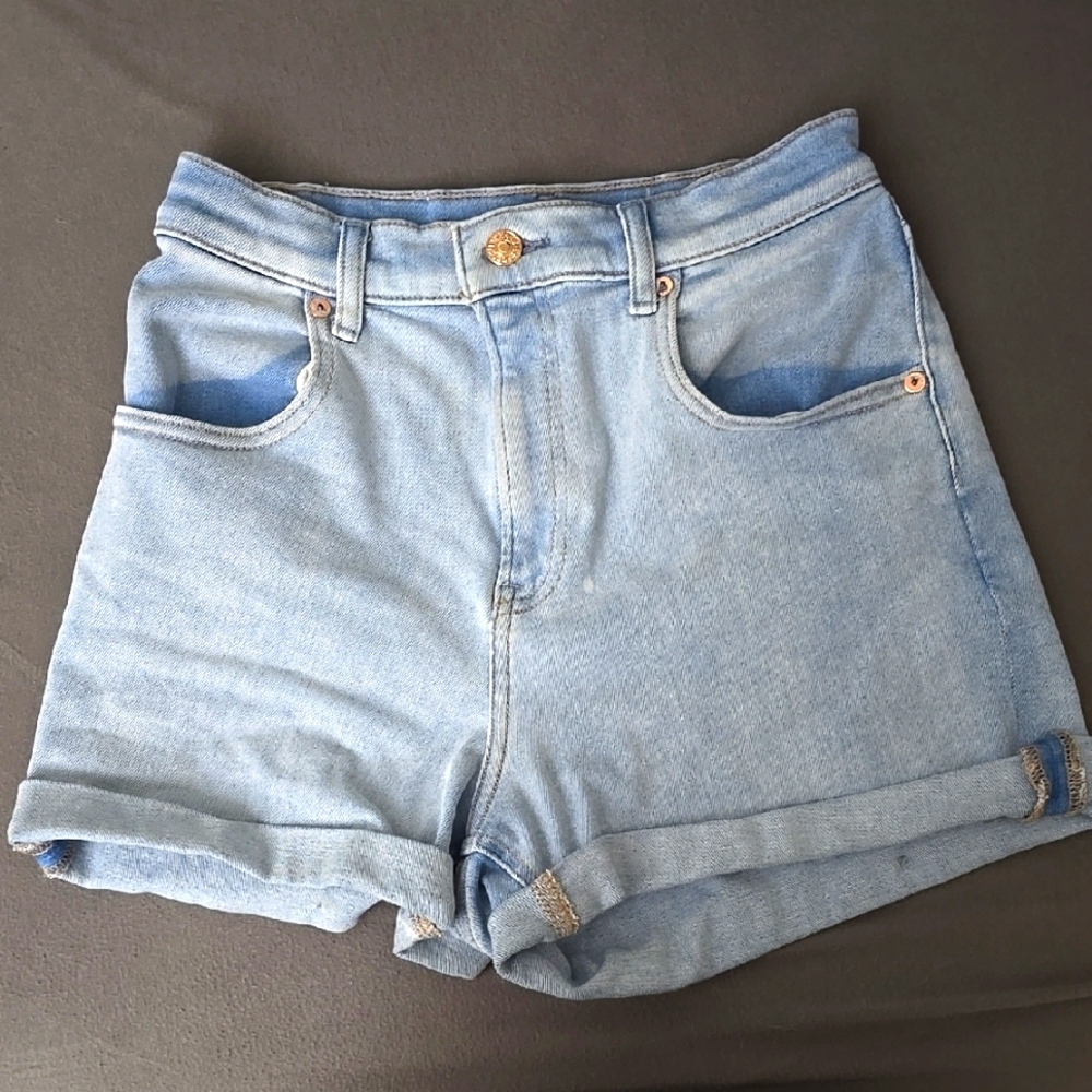 Express Super High Rise Mom Shorts 6R